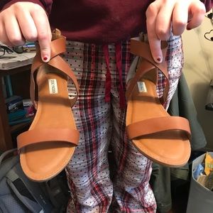 Brown/Tan Sandals Steven Madden